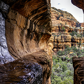 Sedona hike to Subway Cave on the Boynton Trail.